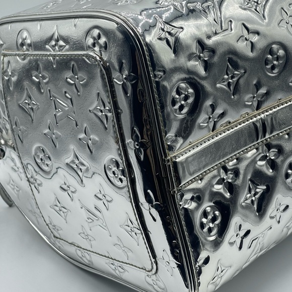 Louis Vuitton Miroir Mirror Speedy 35 Collectors Doctor Boston Bag Satchel Rare - Picture 9 of 16